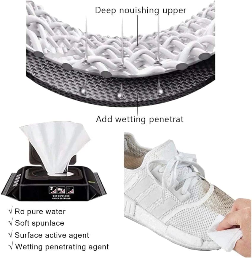 Instant Shoe Cleaning Wipes Poshure®