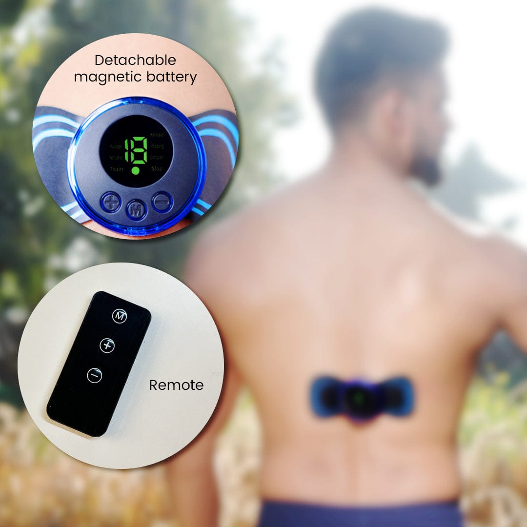 Back Neck Massager for Cervical Pain Back Pain Electric Massager  - Neck Cervical Massager Relaxy™️ - Wireless Portable body massager Poshure®
