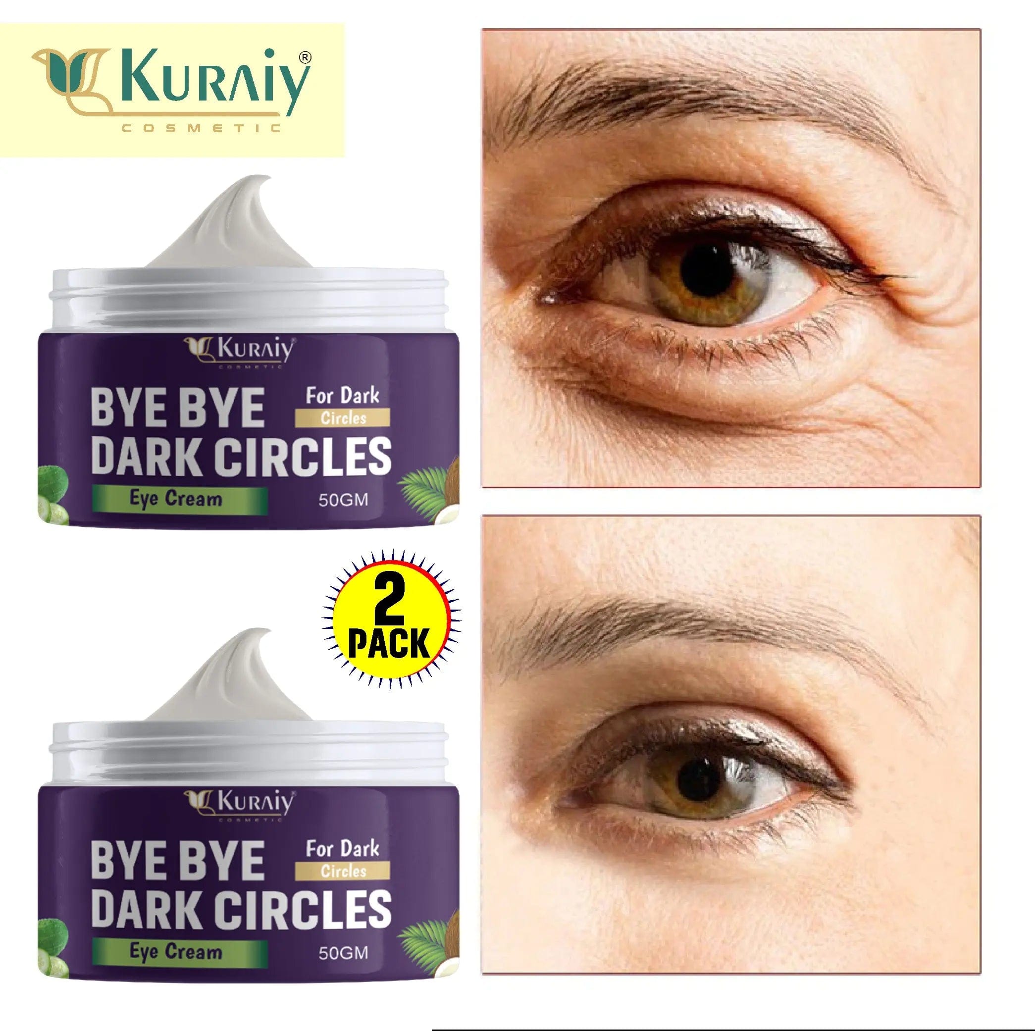 Bye Bye Dark Circle Eye Cream - Natural Herbs Bye Bye Dark Circle Eye Cream - Natural Herbs Poshure®