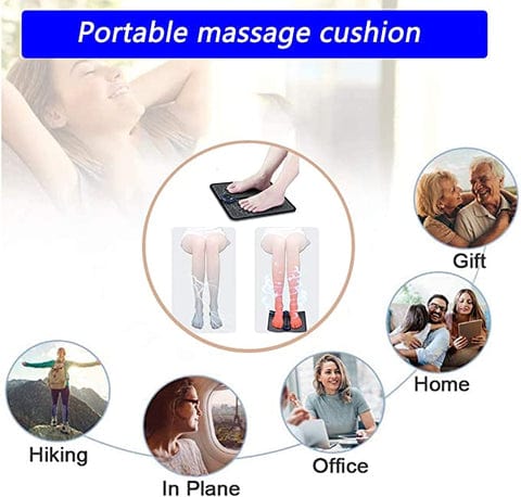  EMS Leg and Foot Massager Mat Electrical Pad - Pulsezy™ EMS Foot Massager Poshure®
