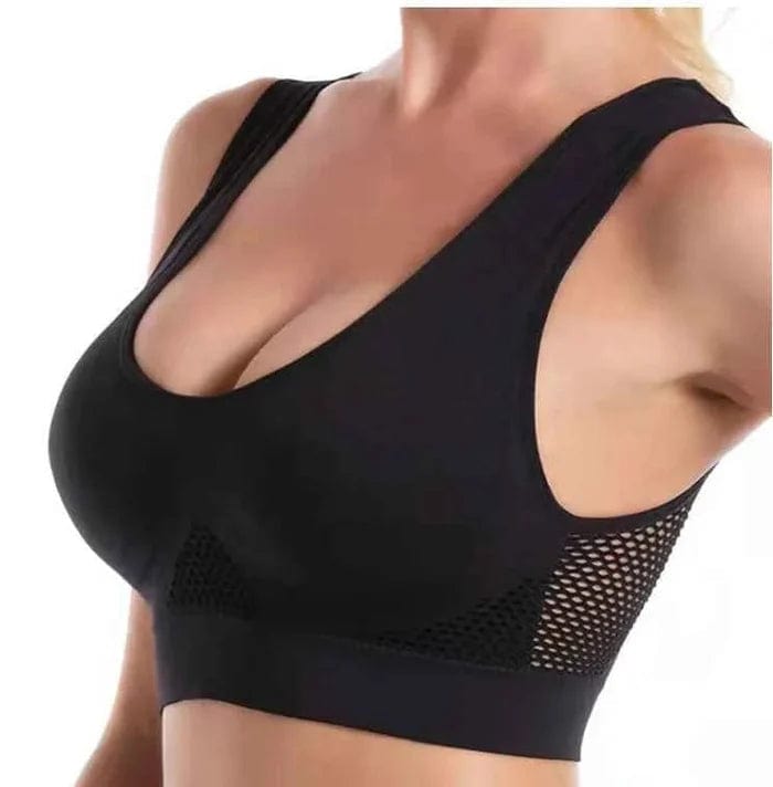 Buy Vaishnavii Air Cotton Non Padded Non-Wired Air Sports Bra (Pack Of 1)  Online In India At Discounted Prices