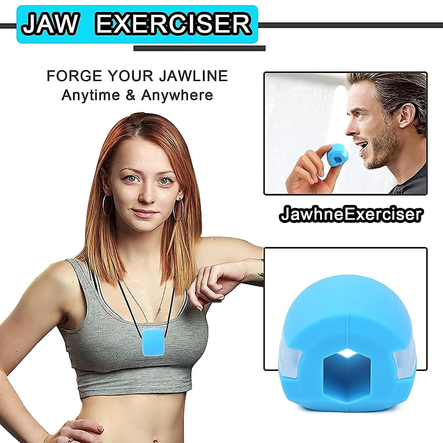 Jawline Exerciser (Pack of 2) Poshure®
