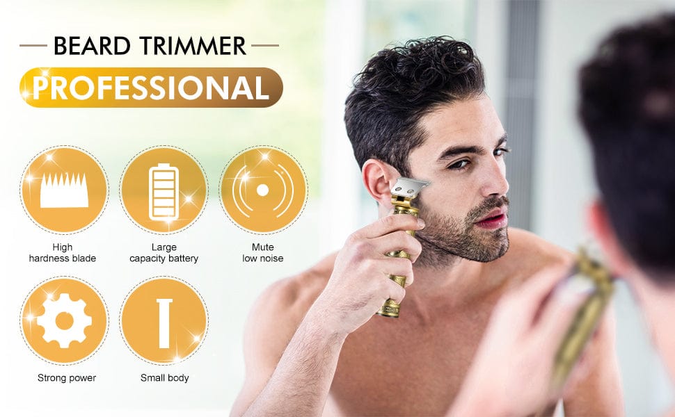 Mens Trimmer Beard Clipper Cutting Machine Hair Shaving Razor - Trimoxo™ With 4 Attachments Trimoxo™ Poshure®