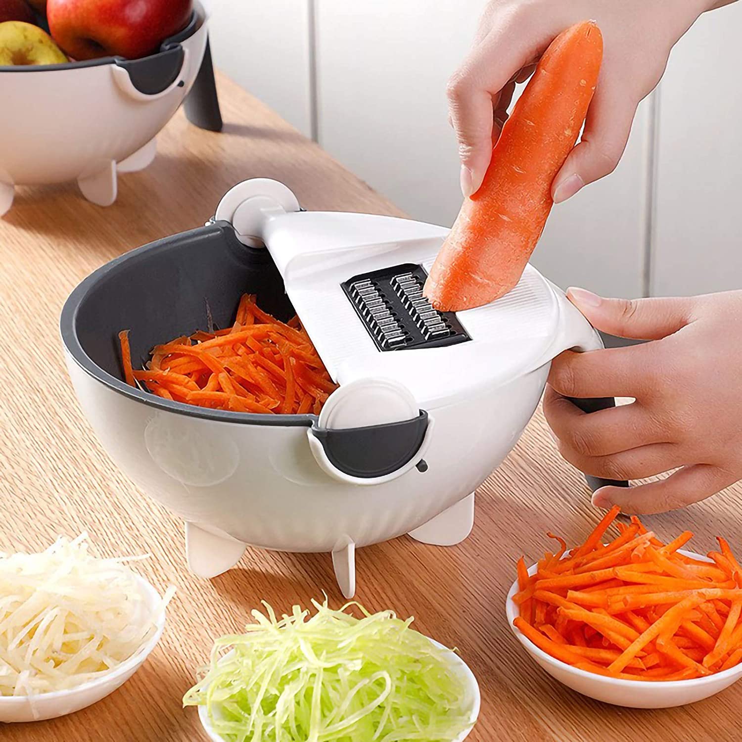 Multifunctional Slicer Cutter Vegetable Strainer Potato Carrot Grater - Slickio™ Slickio™ (50% OFF) Poshure®
