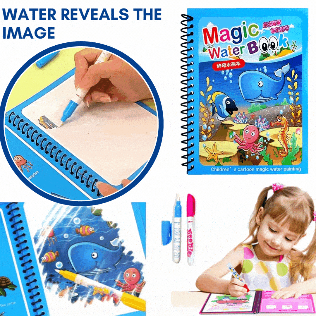 Reusable Magic Water Painting Book Poshure®
