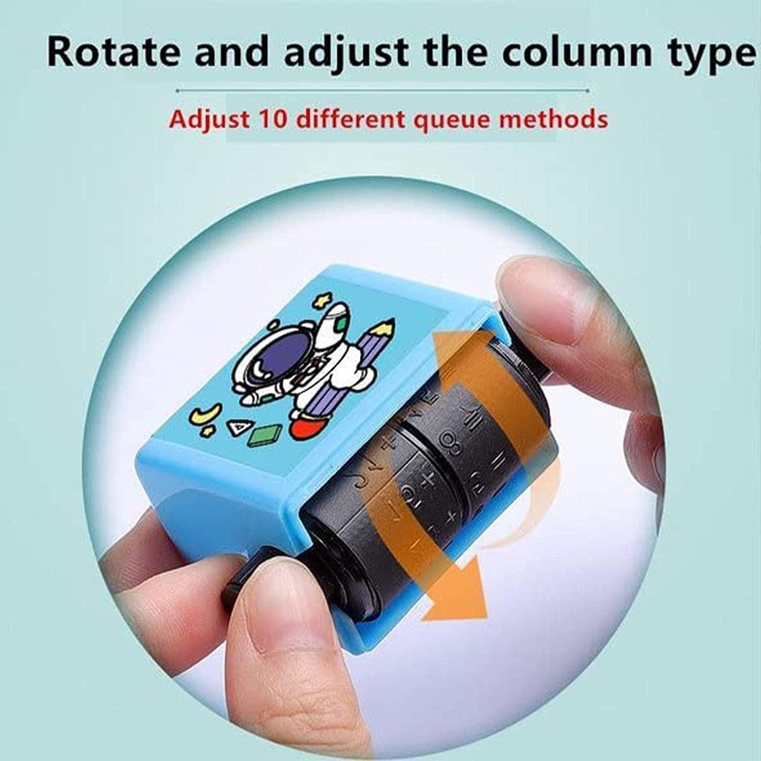 Roller Design Digital Teaching Stamp, Math Stamps Practice Tools Within 100 Supplies Educational for Preschool All Arithmetic (1 Pcs) Roposo Clout