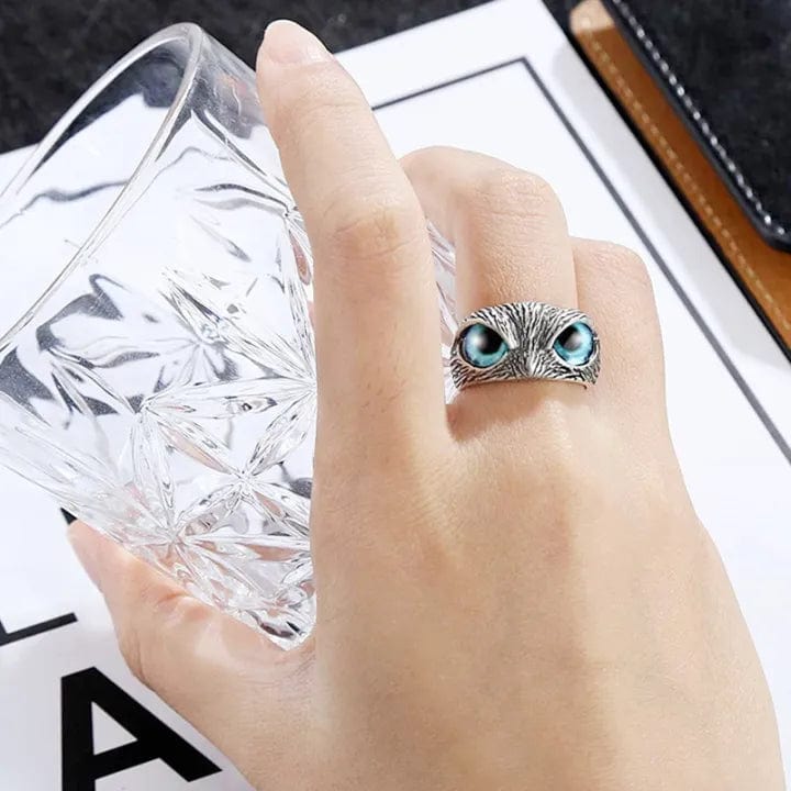 Silver Plated Owl Ring Stone Rings For Men Silver Plated Stone Ring - Buy 1, Get 1 FREE! Silver Plated Owl Ring - Buy 1, Get 1 FREE! Poshure®