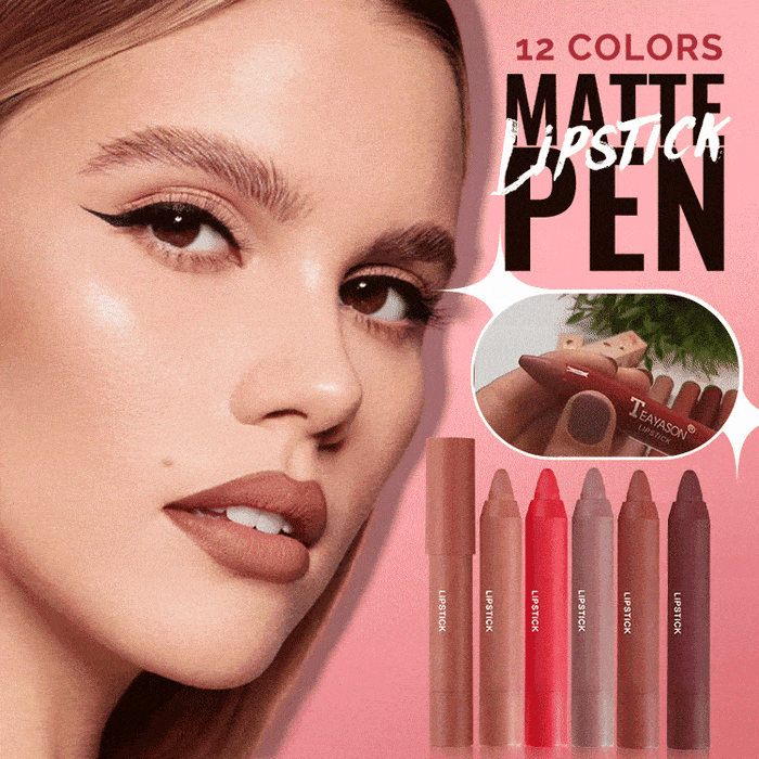 12 Colors Matte Lipstick Pen Poshure®