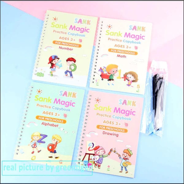 🔥BUY 1 GET 4 FREE🔥 MAGIC PRACTICE COPYBOOK FOR KIDS Poshure®