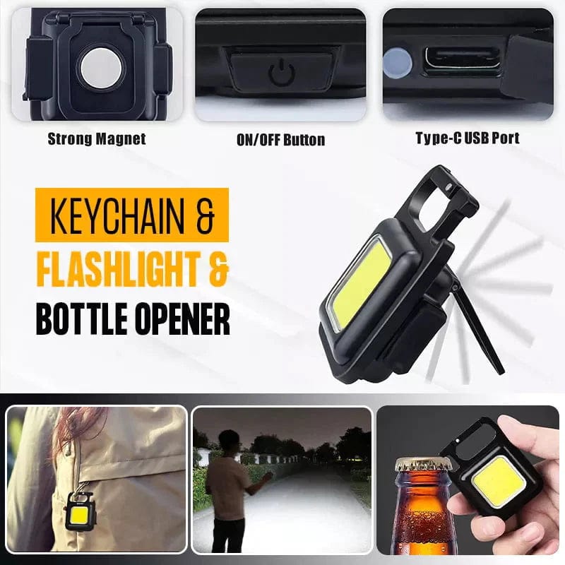 Car Key Chain Flash Light torch Light Keychain Bottle Opener - Key Chain Key Chain Poshure®