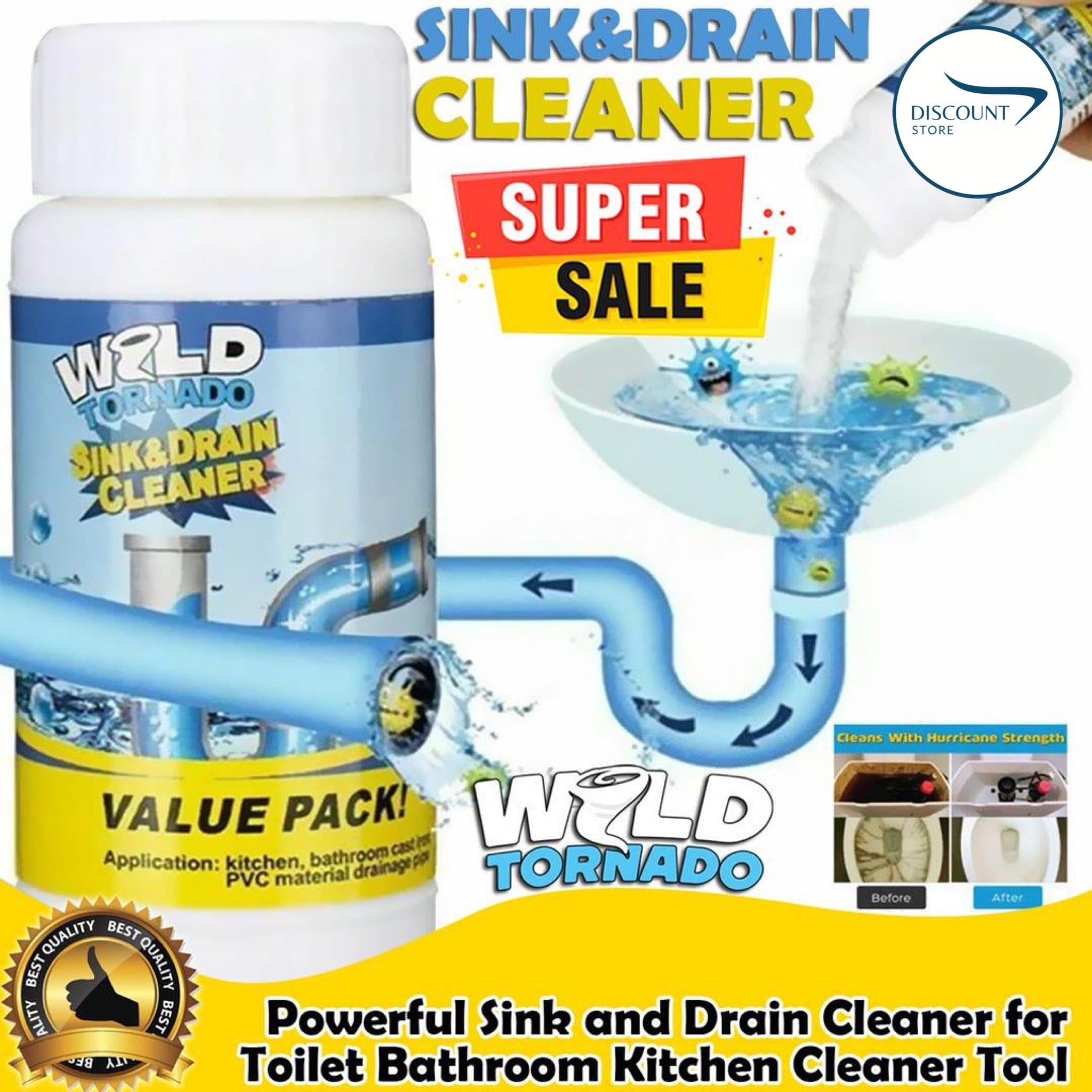 Powerful Drain & Sink Cleaner (Buy 1 Get 1 Free) Poshure®