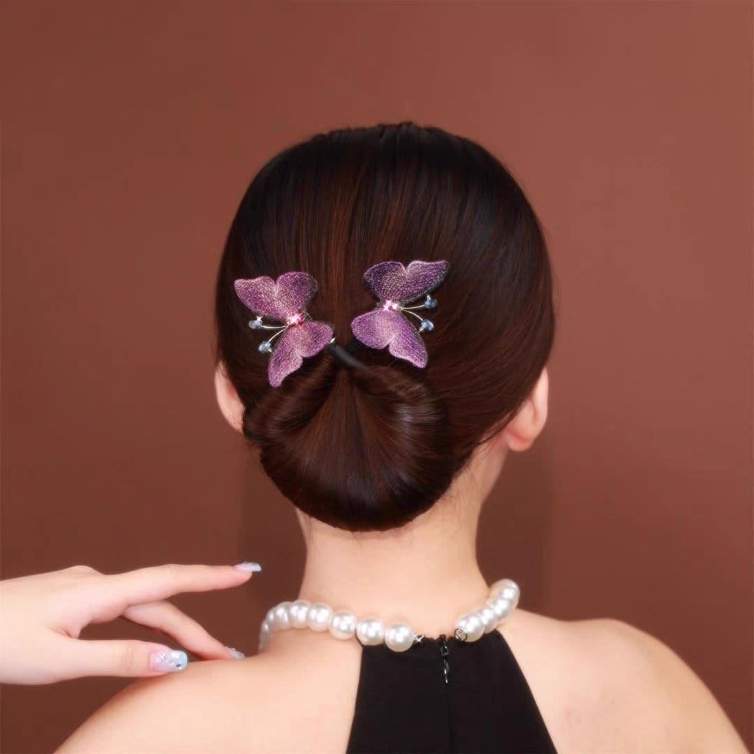 Purple Butterfly Ins Style Elegant Lazy Hair Curler Poshure®
