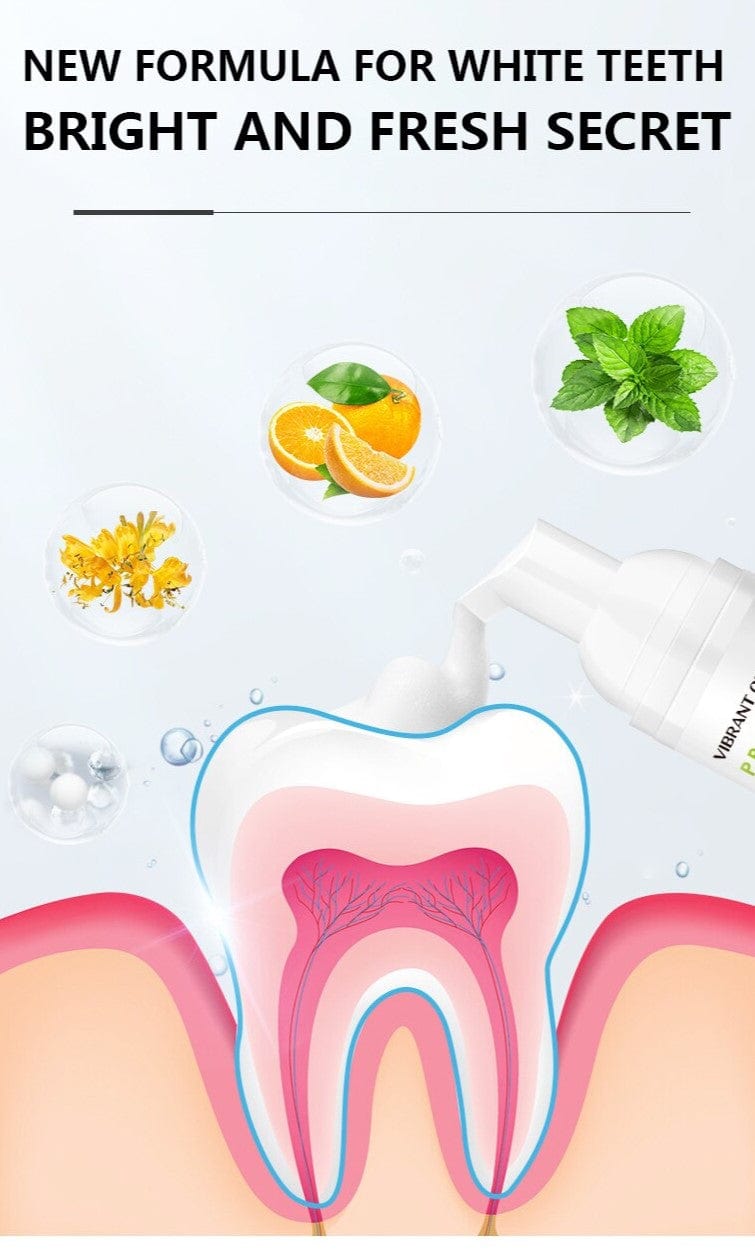 Teeth Whitening Mousse Foam Toothpaste Dental Stain Tartar Remover - Dentiqo™️ Dentiqo™️ Poshure®